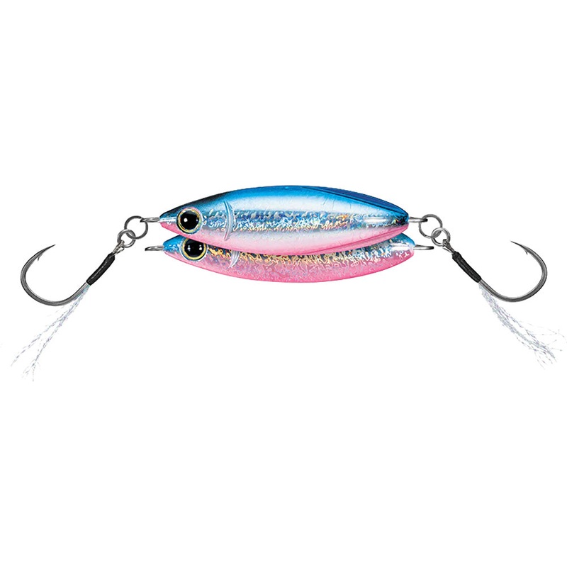 Daiwa Zakana KO Superlight Metal Jigging Spoons Blue Pink 1/7 oz