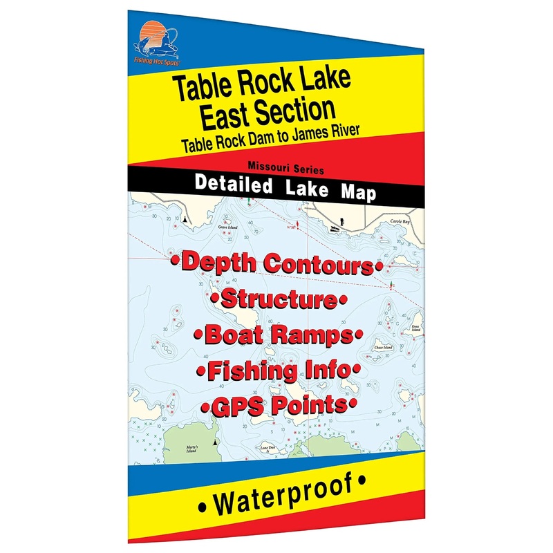 Fishing Hot Spots Lake Maps Beaver Map
