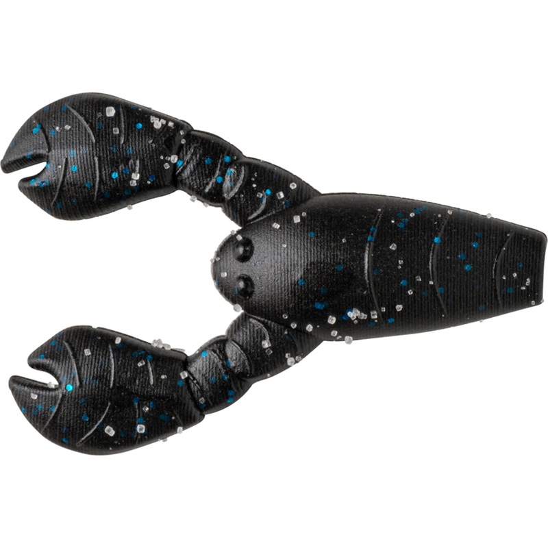 Great Lakes Finesse Micro Snack Craw – 1.7 Inch Black Blue – Floating 1.7 inch – 8 pack