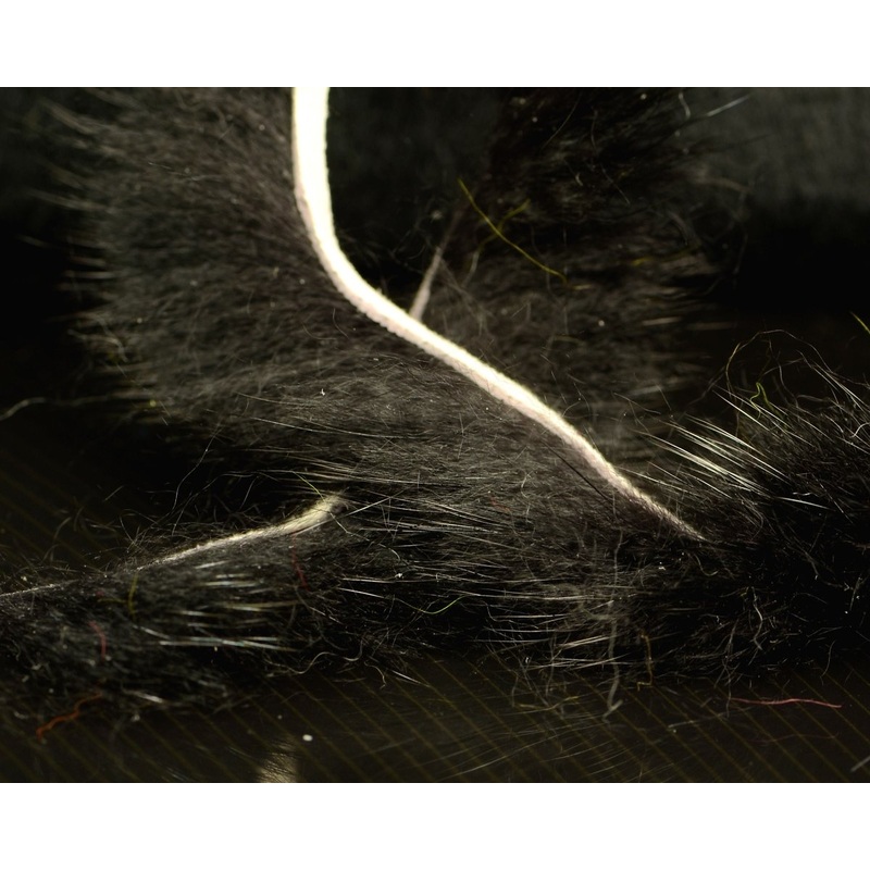 Hareline Mink Strips Black