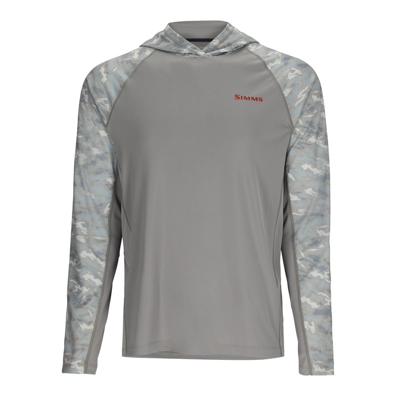 Simms M’s Challenger Solar Hoody Cinder/Ghost Camo Sterling S