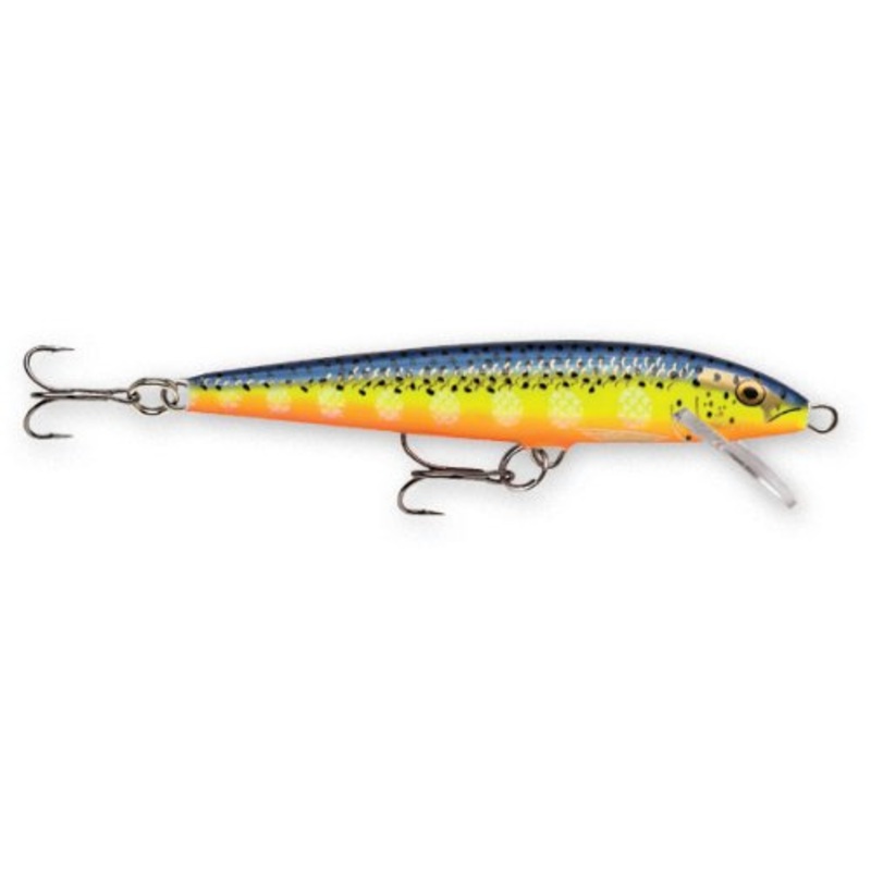 Rapala Original Floating Lure 4 3/8″, 3/16 oz, Hot Steel, Floating