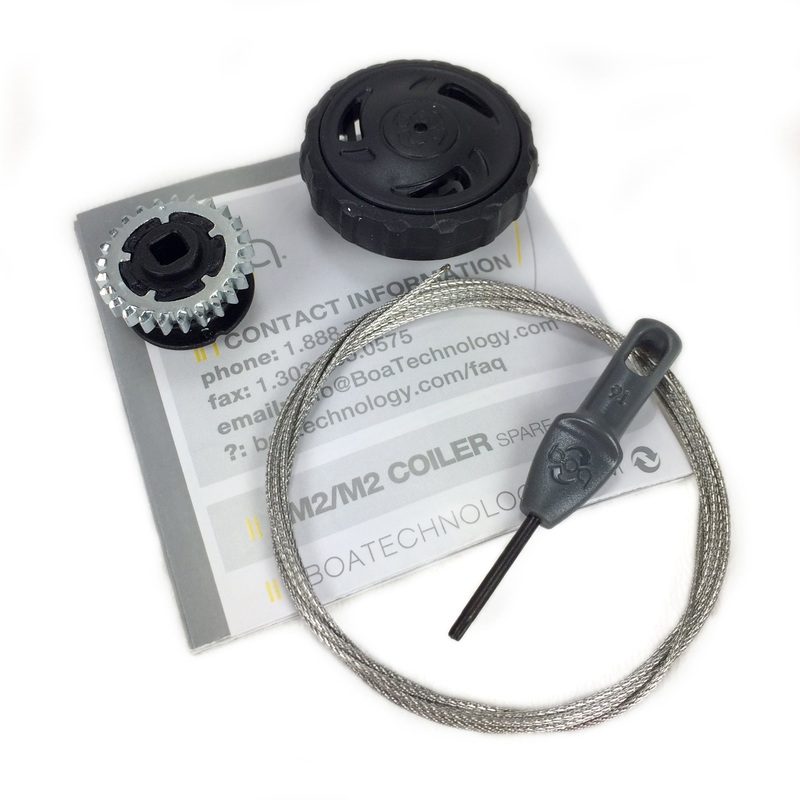 Korkers River OPS BOA M2 Replacement Kit – Reel/Lace/Tool (160 cm Size 8-15) 12-15