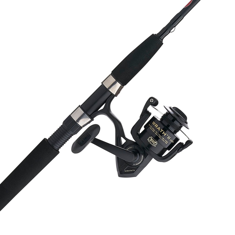 PENN Wrath II Spinning Rod & Reel Combo 3000 Medium Light 7′