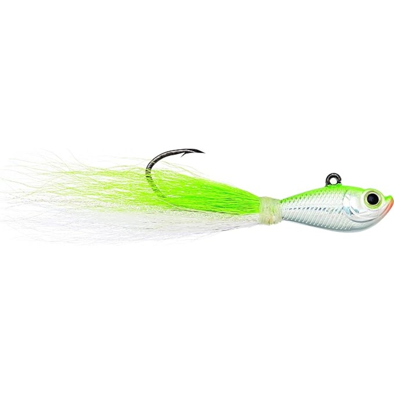 Eagle Claw Trokar Pro-V Bend Bucktail Jig, 3/4 oz, 3/0 Hook