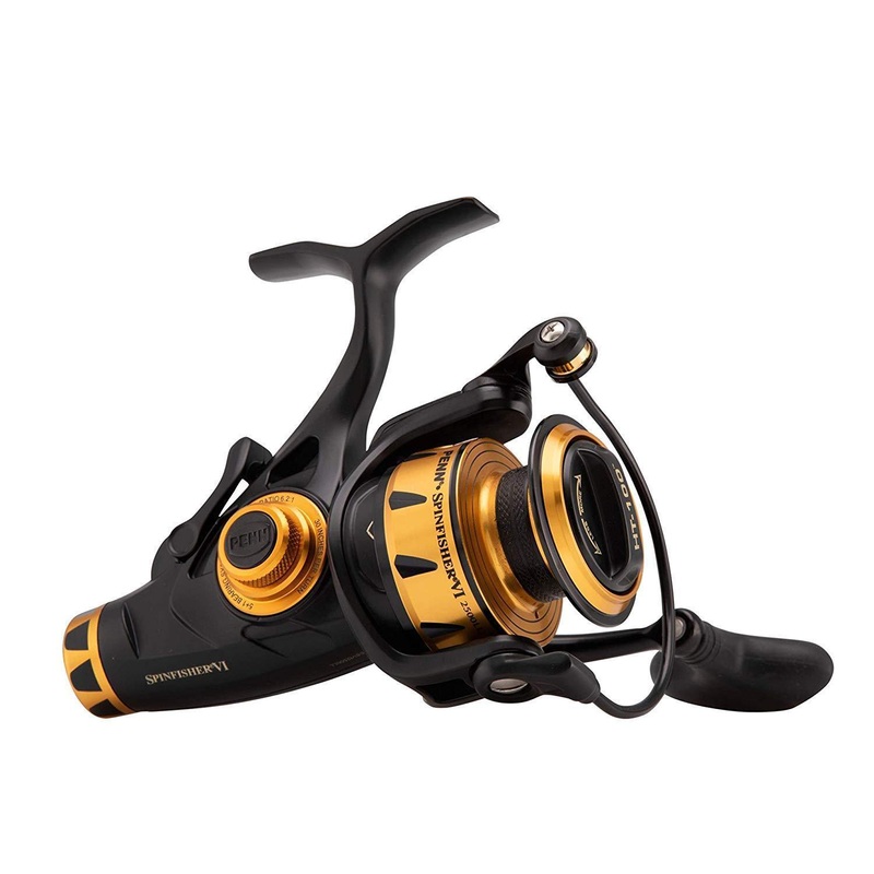 Penn Spinfisher VI Live Liner Spinning Fishing Reel, CNC Gears, HT100 Drag, IPX5 SSVI2500LL