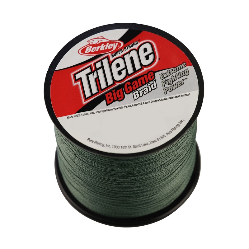 Berkley Trilene Big Game Braid 65 lb Lo-Vis Green 330 yd