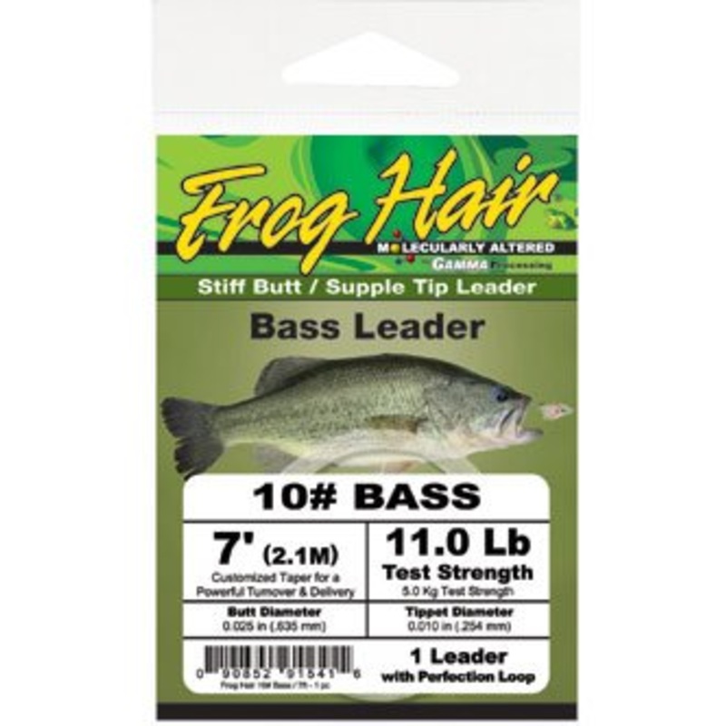Frog Hair Bass Leader 8LB