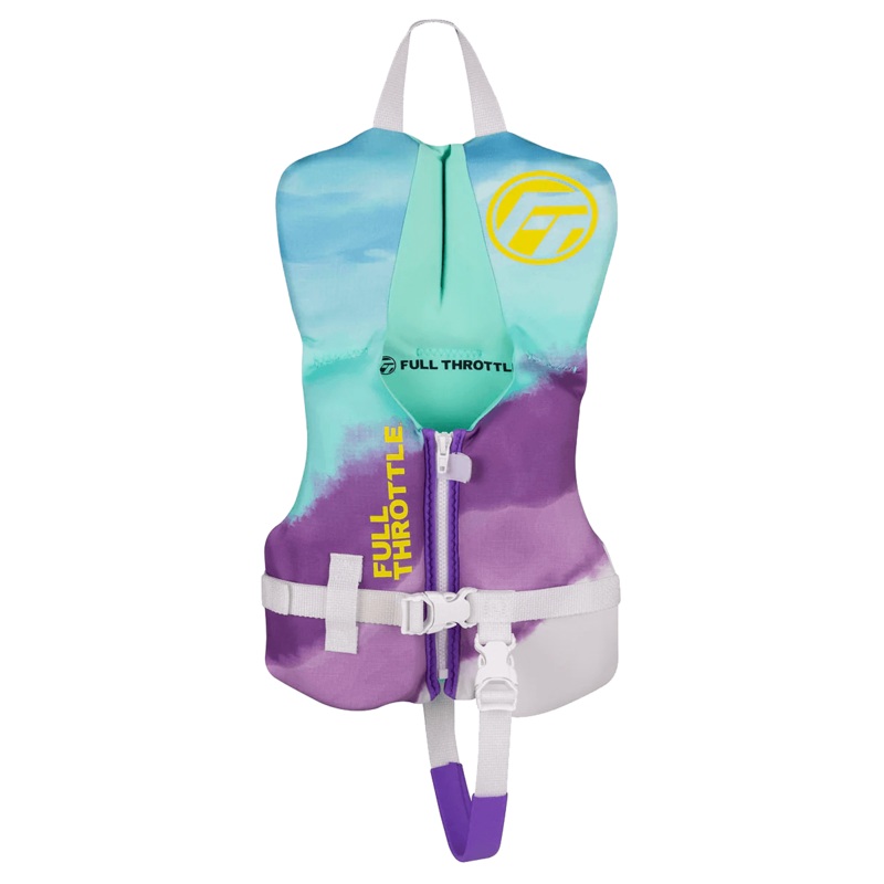 INFANT RAPID-DRY FLEX-BACK LIFE JACKET AQUA