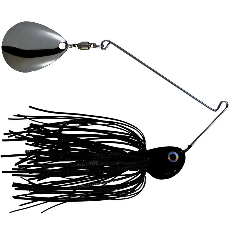 Strike King Potbelly Spinnerbait – 3/8 oz Black Colorado