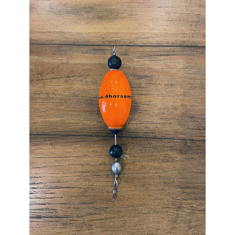 Four Horseman 3″ Oval Armor Popping Cork Orange/Black 3″