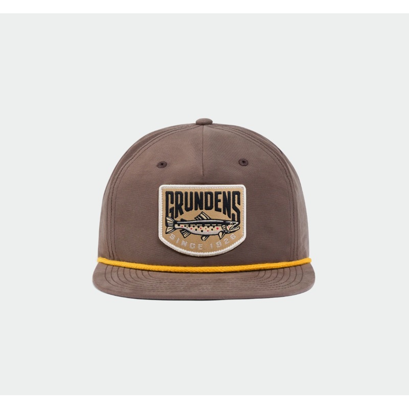 Grundens Trout Patch Rope Trucker – Brown