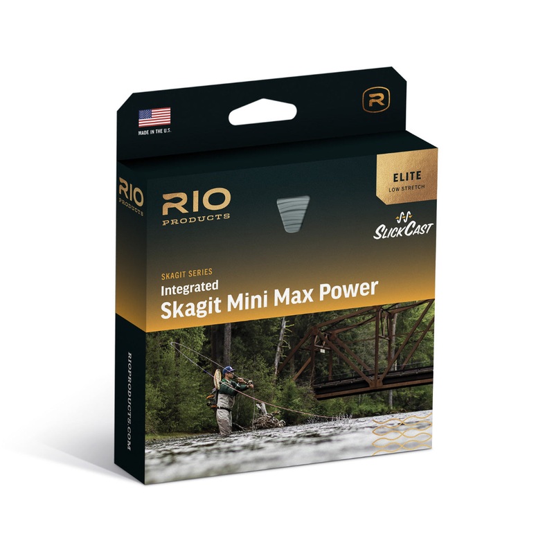 Rio Elite Integrated Skagit Mini Max Spey Fly Line 2 Weight 225 Grain Yellow / Blue / Light Gray
