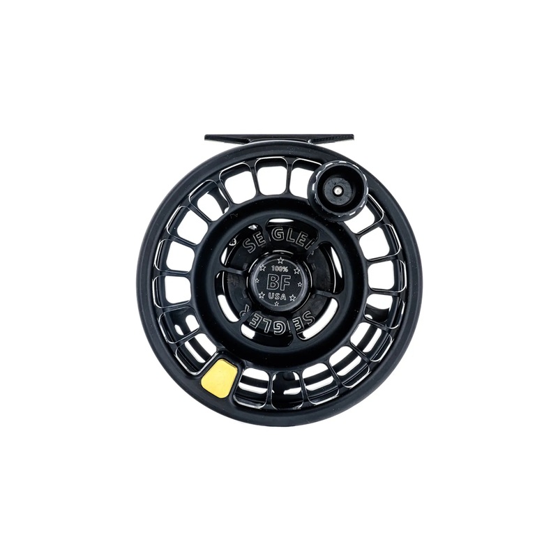 Seigler BF [Big Fly] Fly Reel – Left Hand Retrieve Black / Black 12 WT