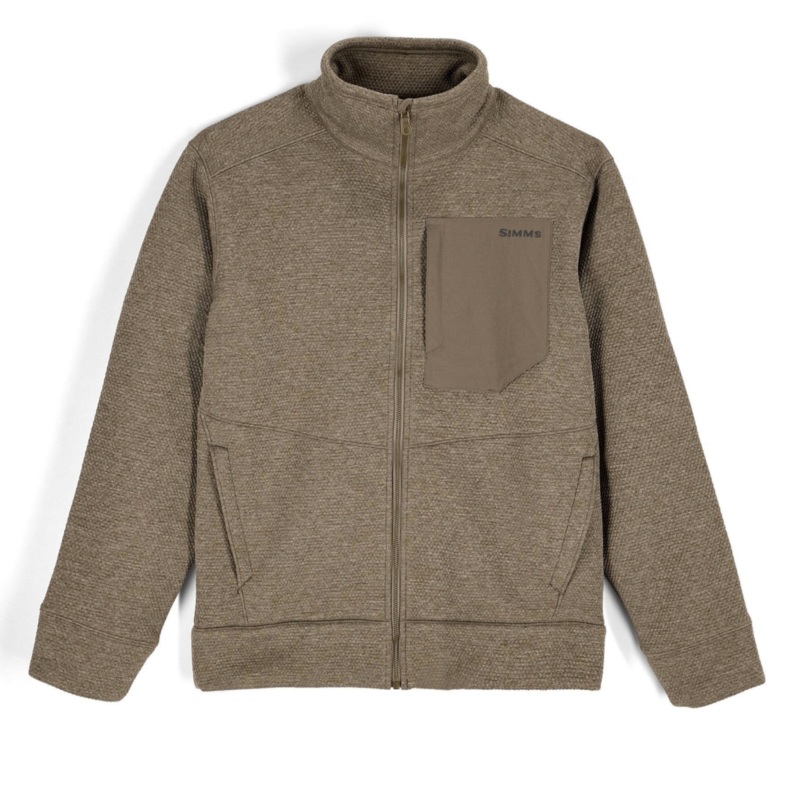 Simms M’s Harbor Fleece Sturgeon Heather S