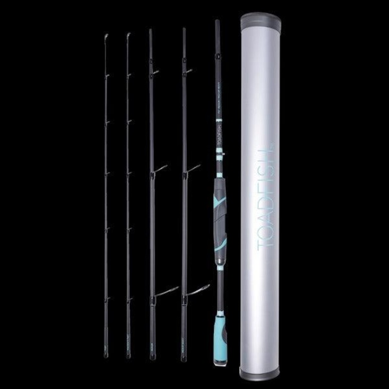 Toadfish Travel Spinning Rods 6’8″ Medium & Medium Light