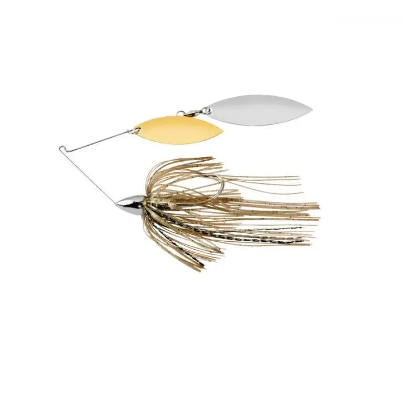 War Eagle Double Willow Blade Spinnerbaits Nickel Frame 1/4oz Blue Herring Shad