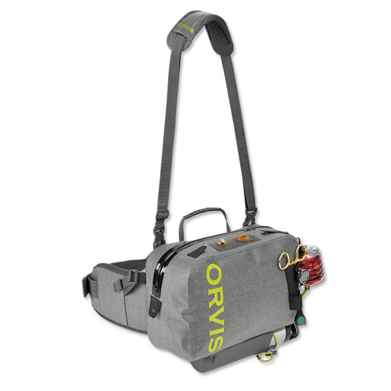 Orvis Waterproof Hip Pack Grey / Green