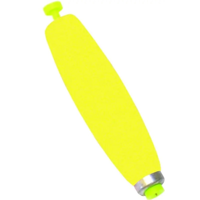 Eagle Claw Foam Cigar Floats Weighted 2″ Chartreuse
