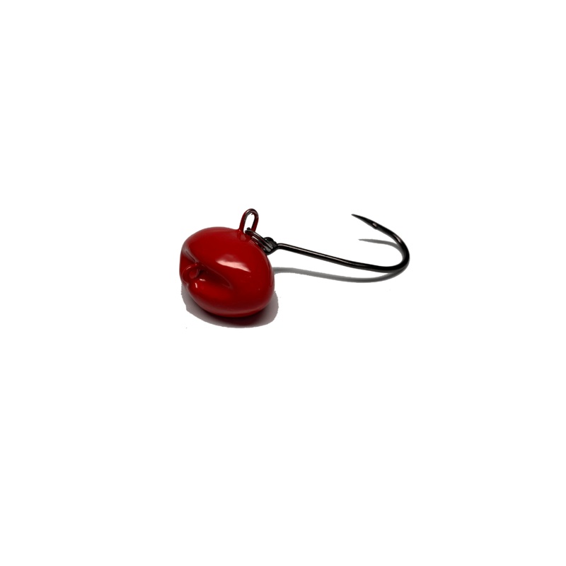 Fiddler Red | Sheepshead Jigs with Split Rings 1/4oz 1/0