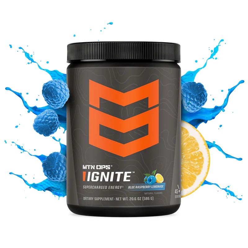 IGNITE – ENERGY/FOCUS/HYDRATE SCOOP 45 BLUE RASPBERRY
