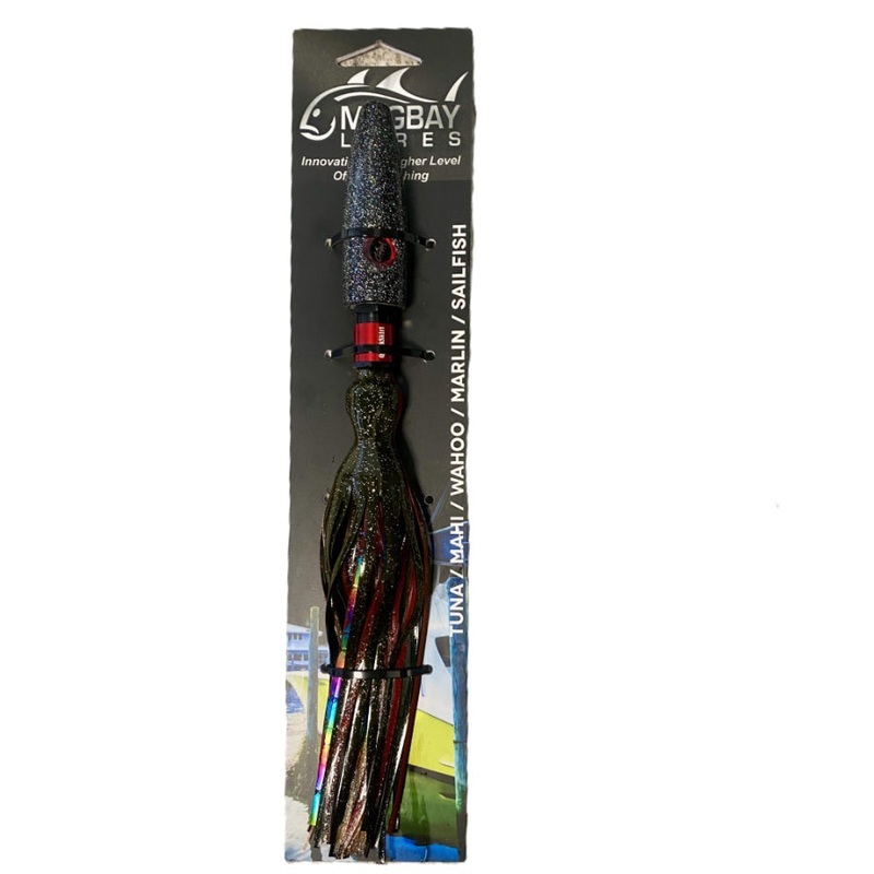 MAGBAY LURES PLOMERO WITH QUICKSKIRT LURE BLACK