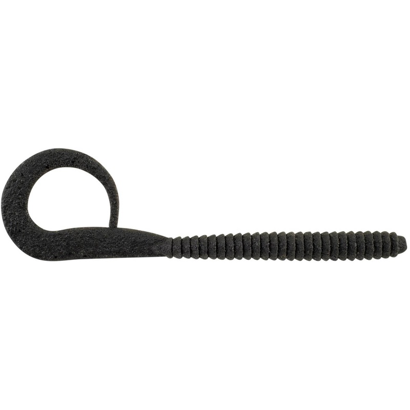 Berkley PowerBait MaxScent Kingtail Worm – 8 inch Black 8 inch