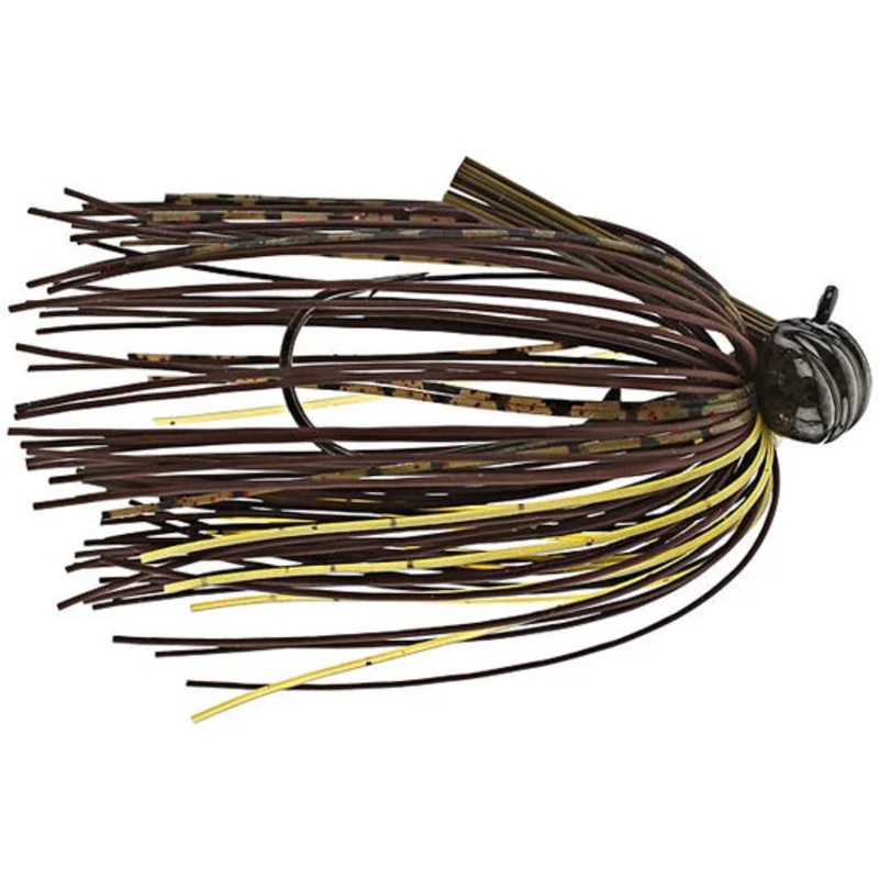 GREENFISH TACKLE LIVING RUBBER CRAWBALL FOOTBALL JIG Cal 420 3/8 oz