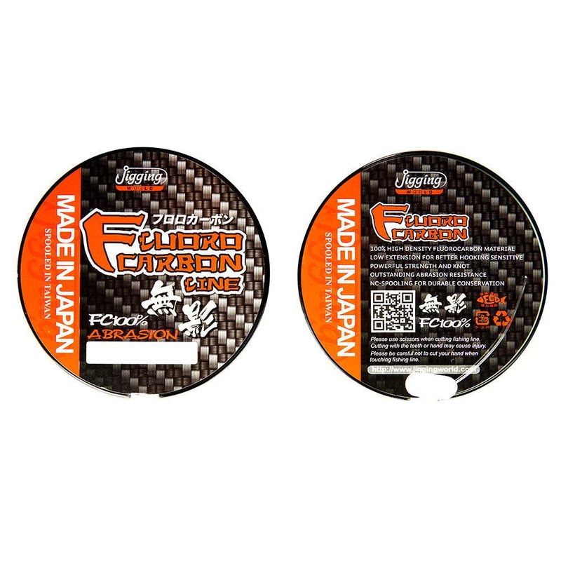 Jigging World Premium Fluorocarbon Leader 15 lb / 30 m