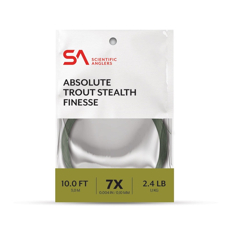 Scientific Anglers Absolute Trout Finesse Leader 1-Pack 12FT 6X