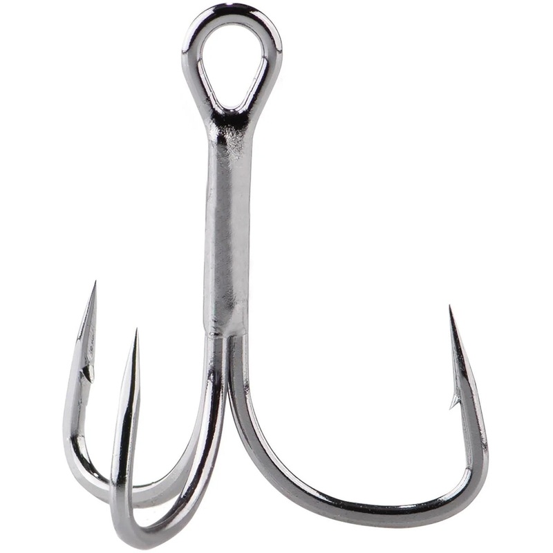 Berkley Fusion19 EWG Treble Hooks – 8 Pack Black Nickel #4 hook – 8 pack