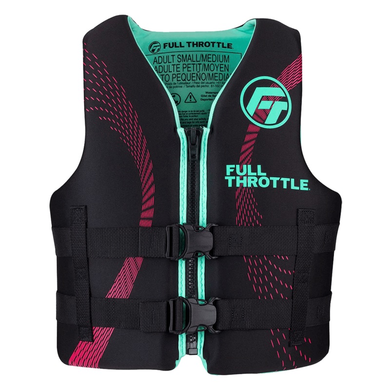 FULL THROTTLE ADULT RAPID-DRY LIFE JACKET SM/MD GREY
