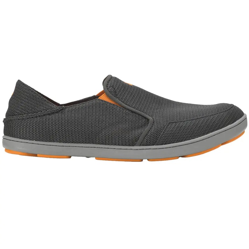 OLUKAI NOHEA MESH SLIP-ON SNEAKERS DARK SHADOW 9