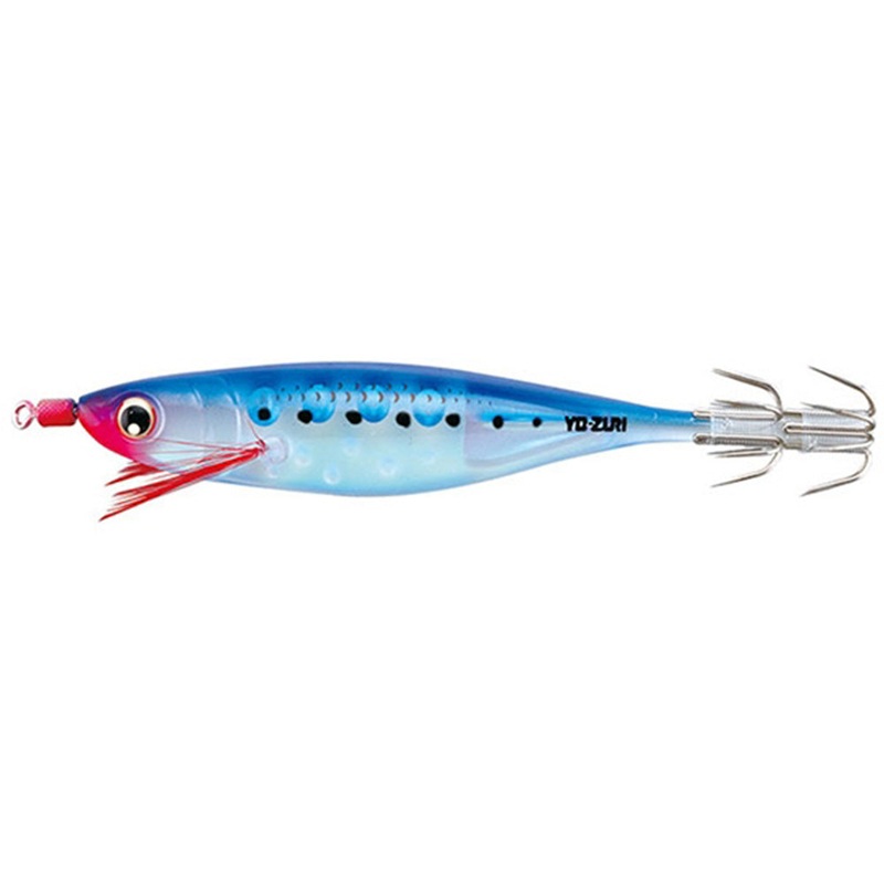 Yo-Zuri Ultra Bait Aurora Sinking Squid Jig 80mm – 3.125 Inch Luminous Blue 3.125 inch