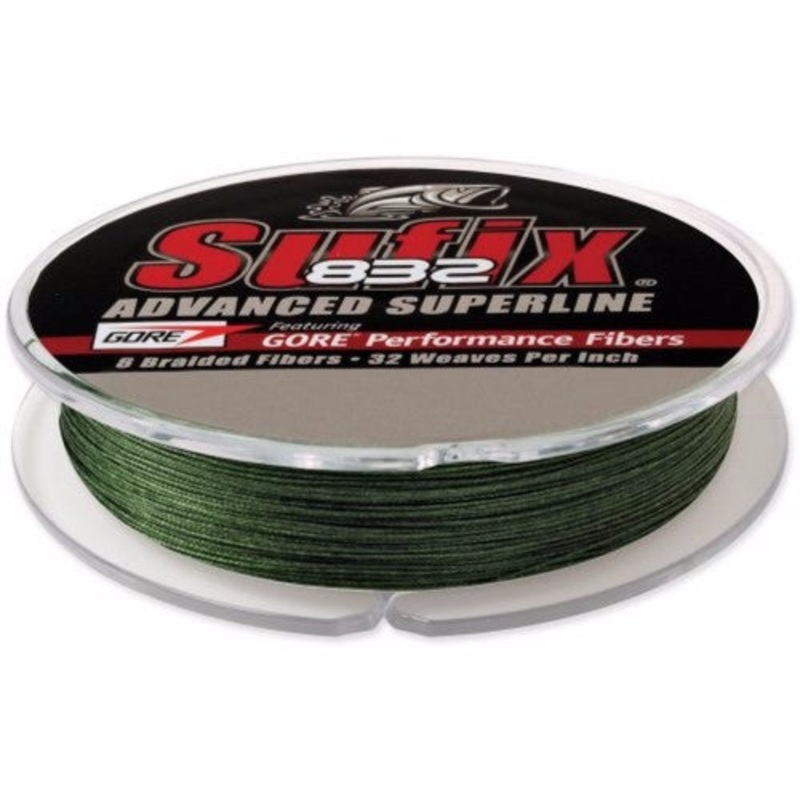 Sufix 660-265G 832 Advanced Superline Braid 65lb 600yd Lo-Vis