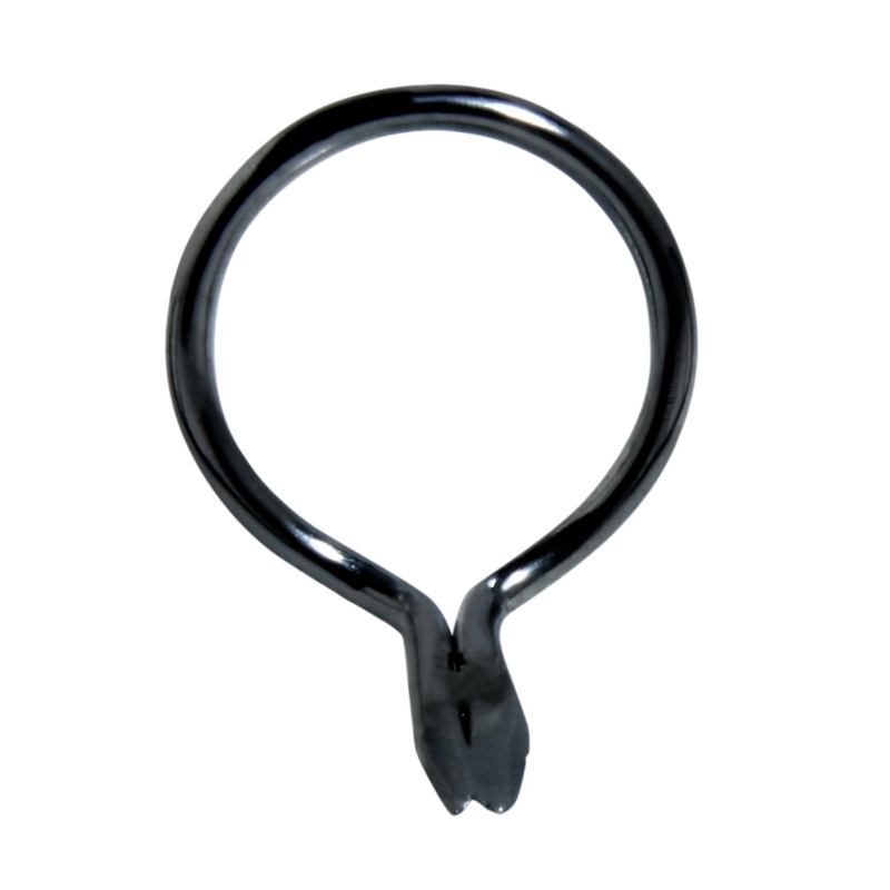 American Tackle Single Foot Loop-Style Fly Guides Black 2/0