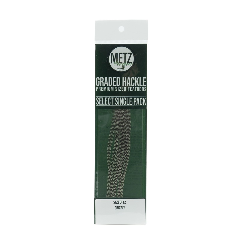Metz Hackle Select Single Pack – Grizzly 12
