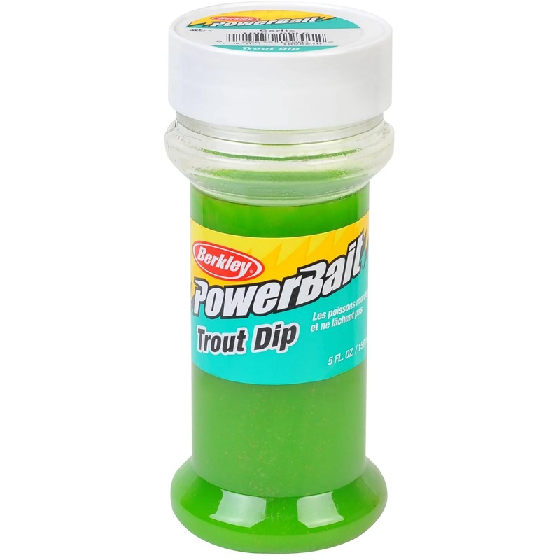 Berkley PowerBait Trout Dip Attractant – 5 oz Bottle Garlic Mint