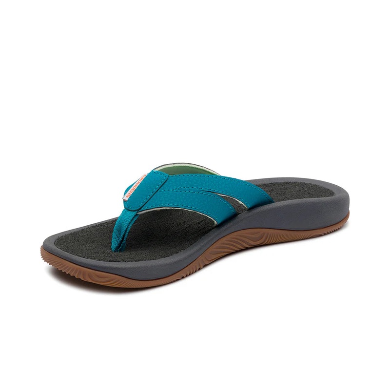 Grundens Women’s Deckmate 5 Pt Sandal Tahitian Tide 10
