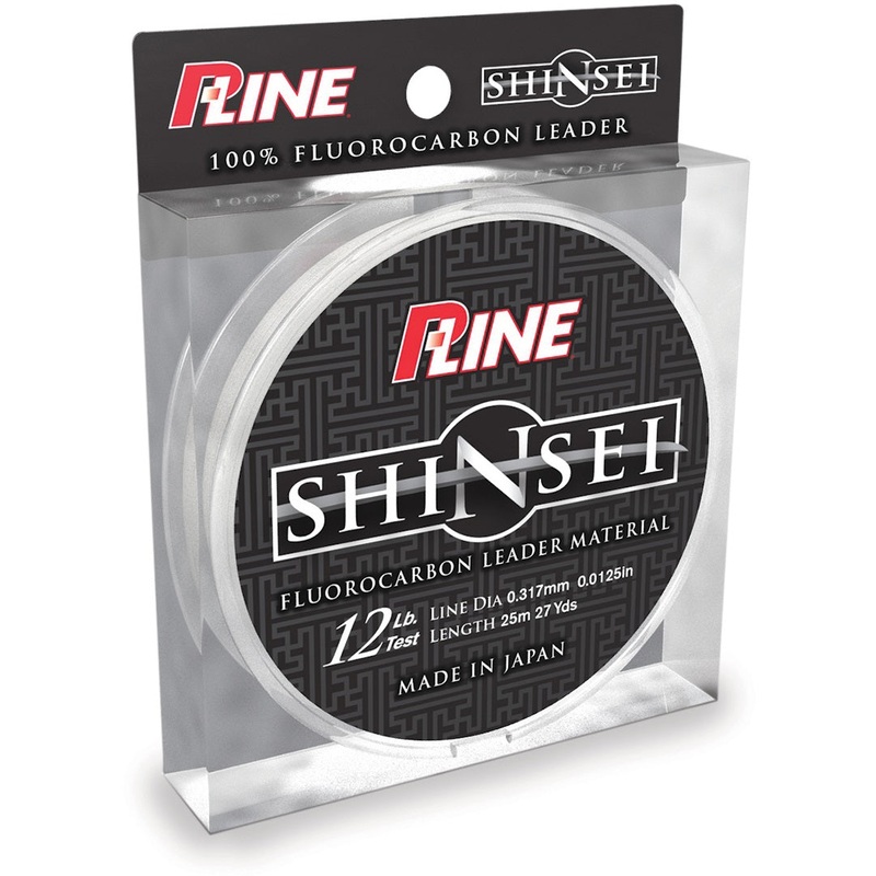 P-Line Shinsei Clear 100% Pure Fluorocarbon Leader 27 Yards 2 pound