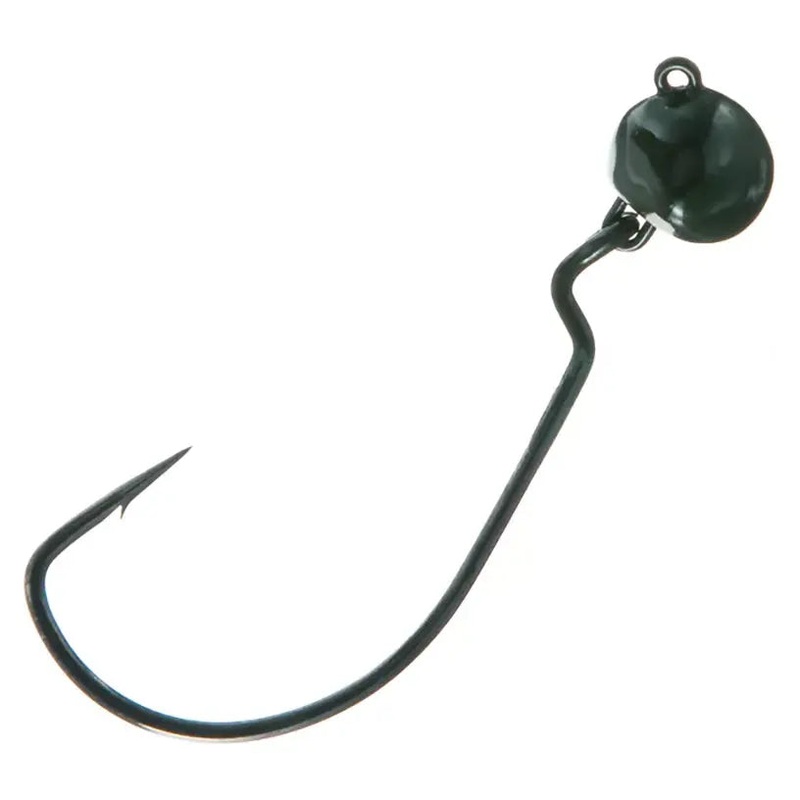 Chompers Wobble Head Jig (2 Pk) 5/16oz Green Pumpkin