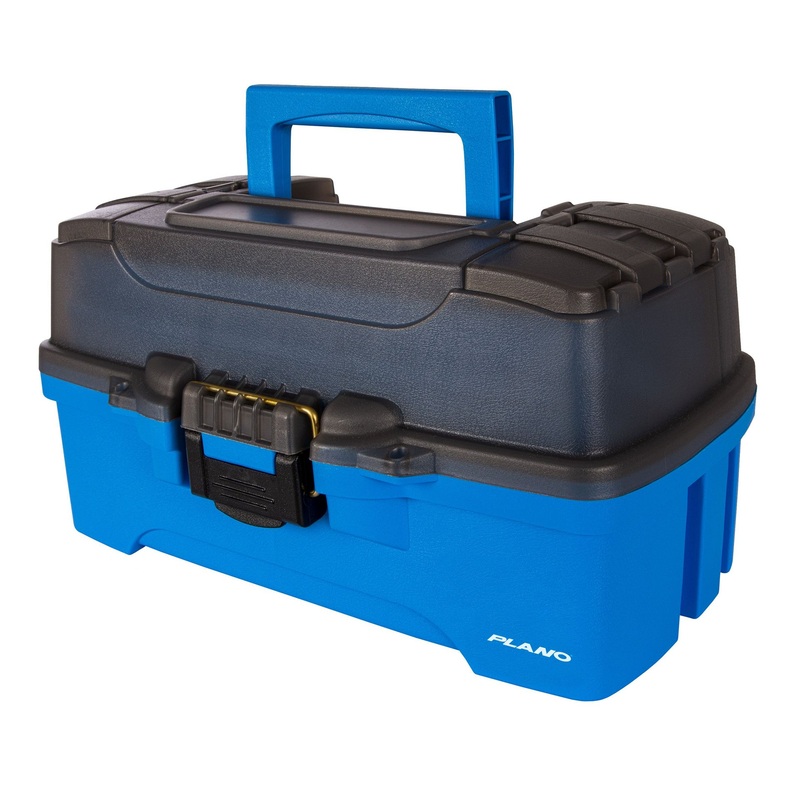 Plano Three-Tray Tackle Box Black/Blue