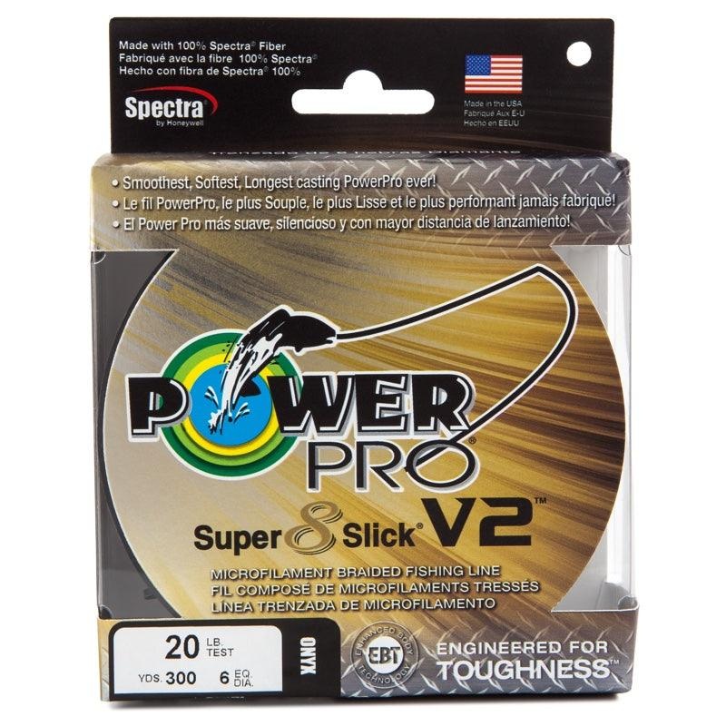 PowerPro Super Slick V2 Braided Line 10 lb / 150 yd Blue
