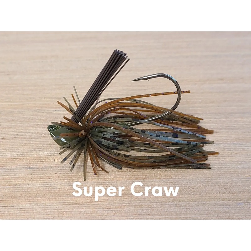 PRECISION TACKLE CO. LIGHT DUTY FINESSE JIG Super Craw 3/16 oz