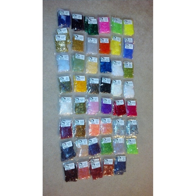 Hareline Ice Dub Assorted Colors – Fly Tying UV DUN