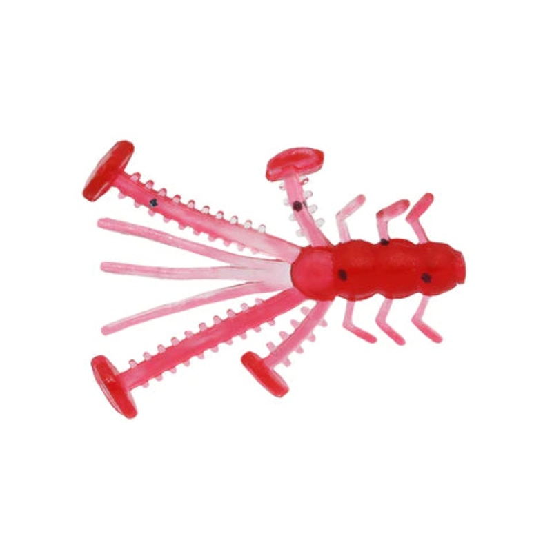 EUROTACKLE MICRO FINESSE CRAZY CRITTER 1.1″ Red