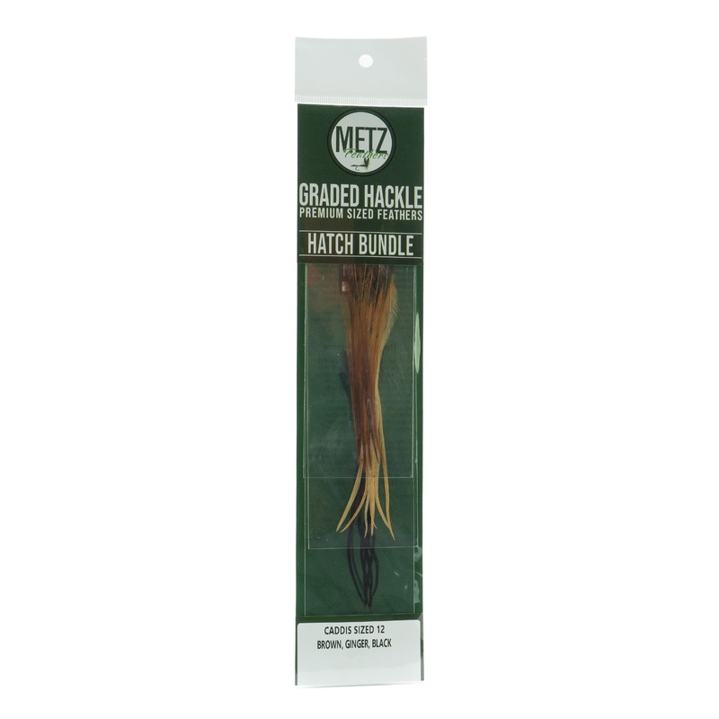 Metz Hackle Hatch Bundle 3PK – Caddis 12