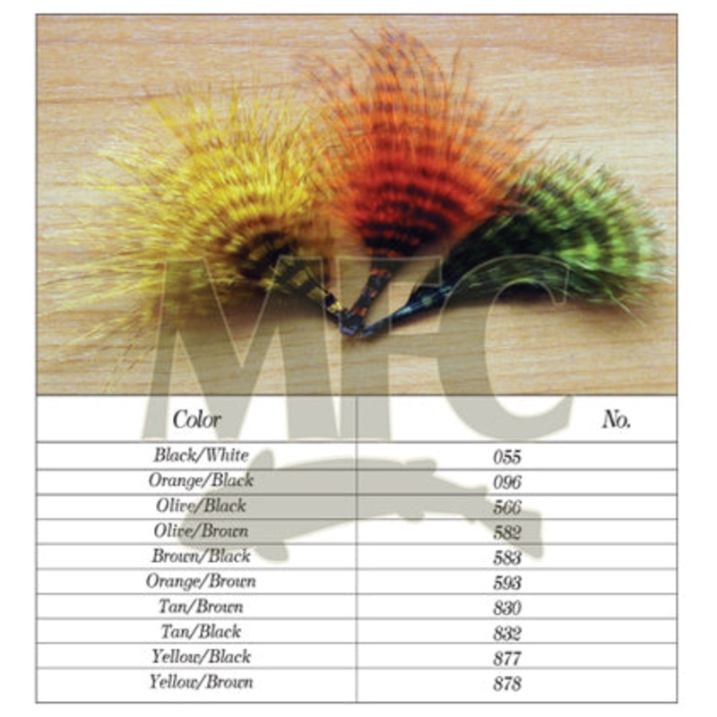 Montana Fly Company Buggerbou Mini Barred Olive/Black