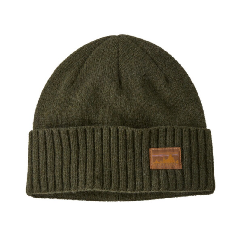 Patagonia Brodeo Beanie – ’73 Skyline: Pine Needle Green Sale