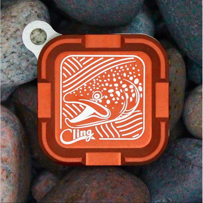 Cling Mag Grab Mini – Brown Town Orange